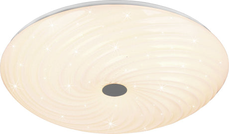 Rl live your light reality gravity - plafondlamp - wit - incl. 1x smd 45w - geintegreerde dimmer - lichtkleur verstelbaar - afstandsbediening