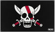 One piece red hair pirates unisex vlag - meerkleurig - standard