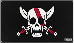 One piece red hair pirates unisex vlag - meerkleurig - standard