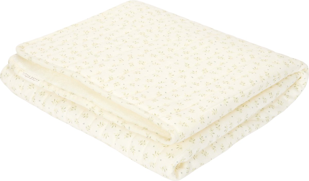 Little dutch wiegdeken - groen - essentials - blueberry leaves