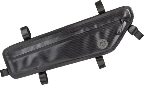 Agu venture extreme - frametas - 3l - bikepacking tas - 100% waterdicht gerecycled polyester - zwart - ykk ritssluiting - 3m reflectie