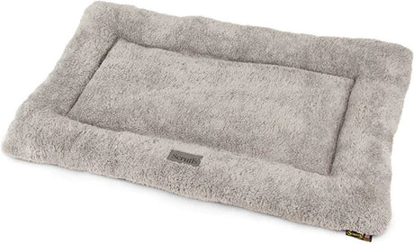 Scruffs cosy benchkussen - zacht hondenkussen - anti-slip - imitatie su�de - grijs - m - 90 x 60 cm
