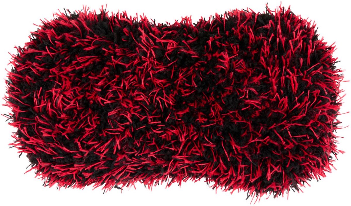 Dirt devil - auto spons - car sponge 2-in-1 - spons met microvezel en insectenzijde - autospons microvezel voor verwijderen van insecten - 26 x 12 x 6 cm - zwart rood