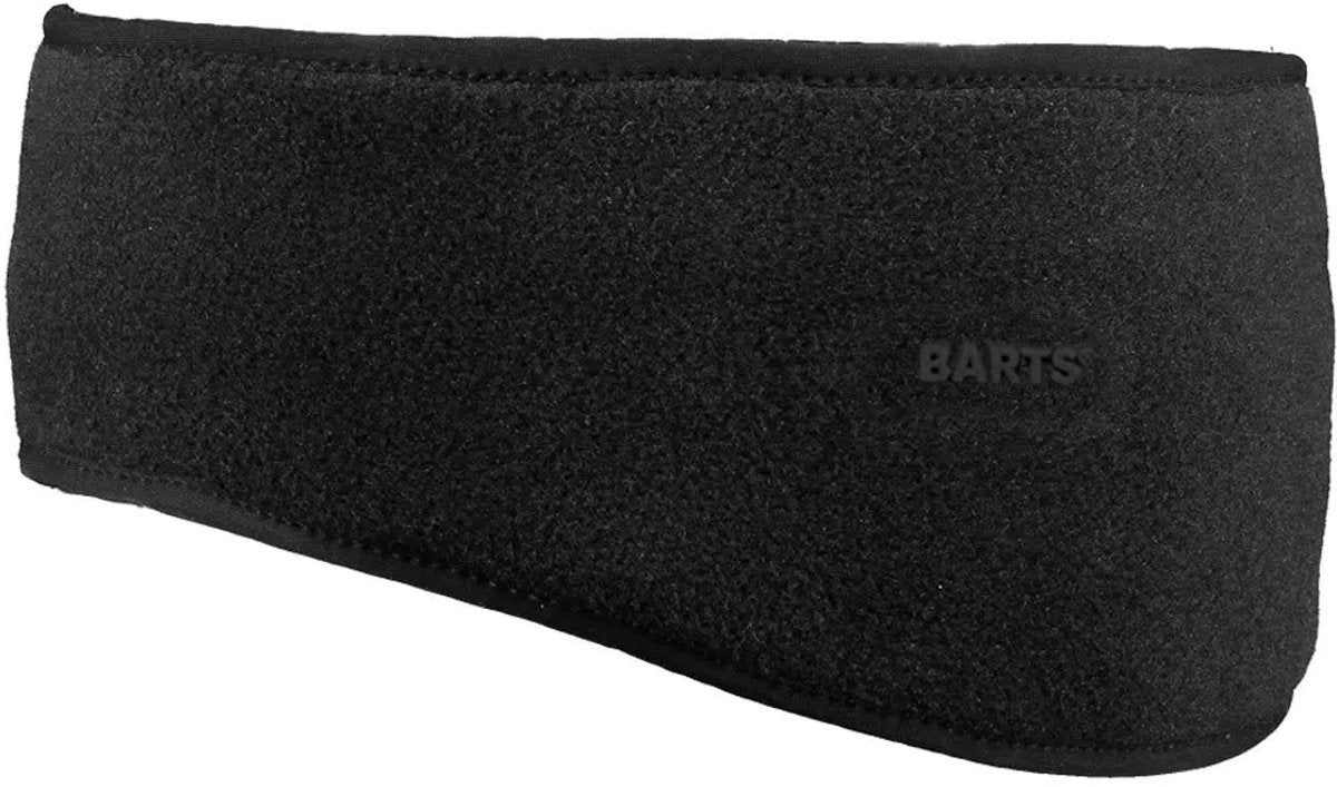 Barts fleece headband hoofdband unisex - zwart - one size