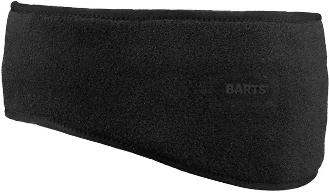 Barts fleece headband hoofdband unisex - zwart - one size