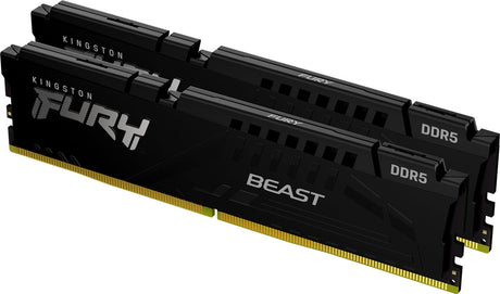 Kingston fury beast kf552c40bbk2-32 - ram-geheugen - 32gb - ddr5 - dimm - 5200mhz - 2 x 16 gb
