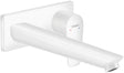 Hansgrohe talis e - wastafelmengkraan - ééngreeps bediening - met afvoerplug - 225mm maat - mat wit