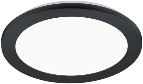 Rl live your light reality camillus - plafondlamp - zwart mat - incl. 1x smd 13 w - zwenkbaar