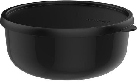 Mepal bewaardoos lumina - 1.5 l - magnetronbakje met deksel - nordic black