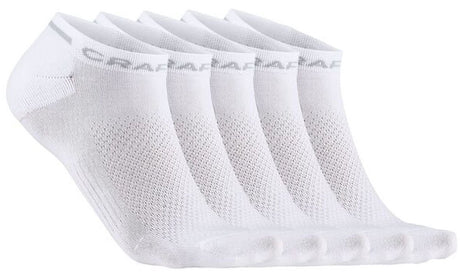 Craft active shaftless sock 5-pack unisex sportsokken - wit