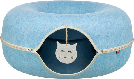 Trixie speeldonut vilt blauw