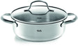 Fissler san francisco kookpan laag met glazen deksel - 1l - ø 16cm