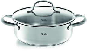 Fissler san francisco kookpan laag met glazen deksel - 1l - ø 16cm