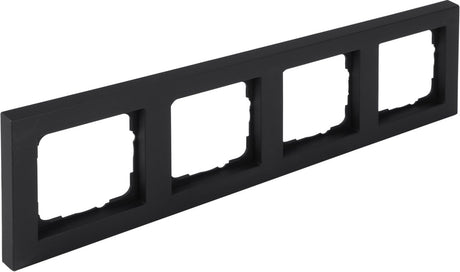 Q-link s-line afdekraam 4-voudig - zwart
