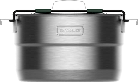 Stanley adventure full kitchen basecamp cook set 3.5l - 11-delige pannenset - lichtgewicht roestvrijstalen pan - voor backpacken, wandelen en kamperen - campingpannen - vaatwasserbestendig