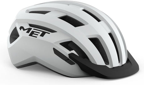 Met allroad fietshelm mannen vrouwen – fietshelm volwassenen – maat l (58-61cm) – white l