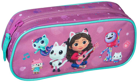 Undercover koci domek gabi serie - piórnik - fuchsia - gabi en vrienden
