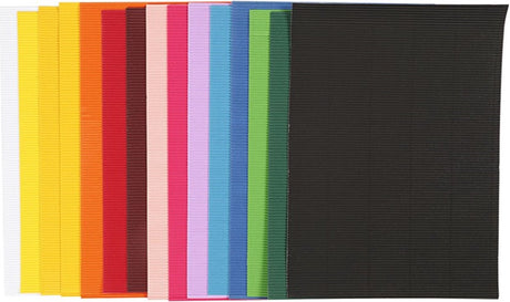 Creativ company https: www.cchobby.nl ribbelkarton-vel-25x35-cm-80-gr-15-div-vellen-1-doos
