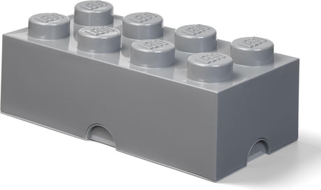 Lego - opbergbox brick 8 - polypropyleen - grijs
