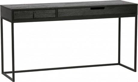 Woood silas bureau - essen - blacknight - 75x140x44