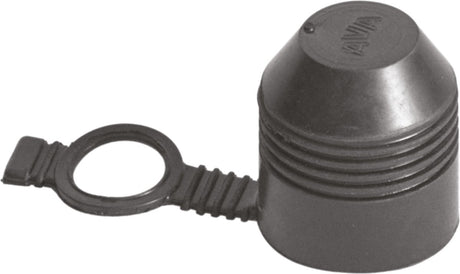 Bouwkern carpoint trekhaakdop met rubber ring zwart