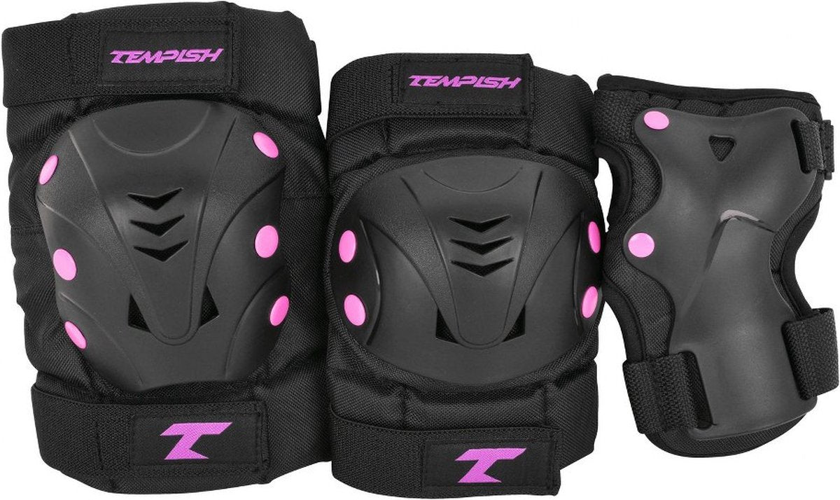 Tempish – taky – skatebescherming – 3-pack – volwassenen – roze – complete set voor skaten – maat m