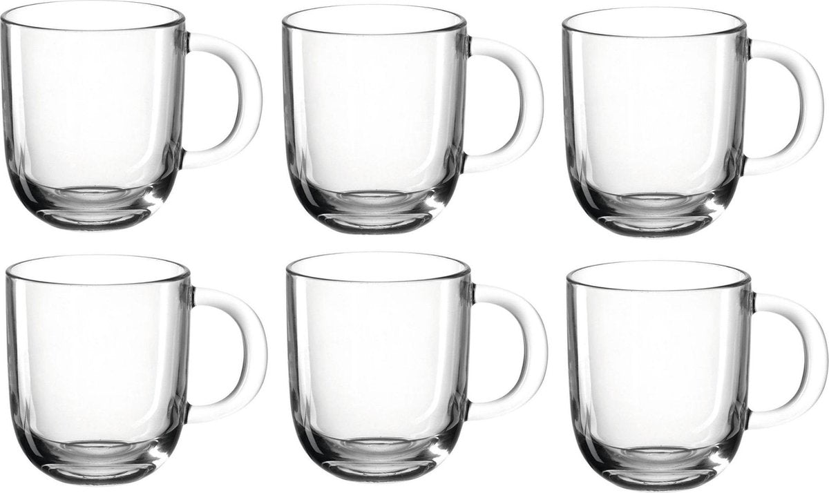 Leonardo modena theeglas 400ml - set 6