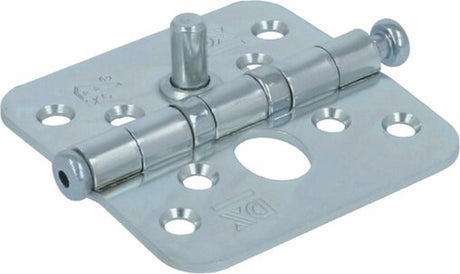 Dulimex kogellagerscharnier ronde hoeken skg**® 76x76 mm verzinkt