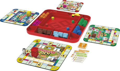 Hasbro monopoly bordspel go - familiespel - educatief - 2-4 spelers.