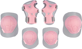 Nijdam skate beschermset kinderen - concrete rose - roze grijs - m