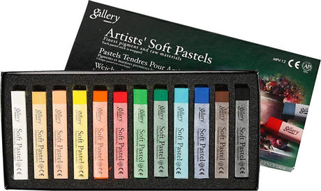 Creativ company gallery pastelset 6,5 cm basis 12 stuks