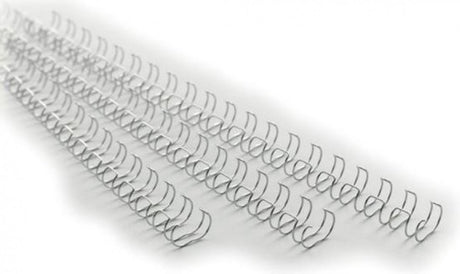 Merkloos sans marque draadrug 12mm 21 rings a4 gbc us zilver