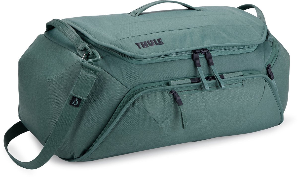 Thule roundtrip bike duffel 55l reistas - wazig groen