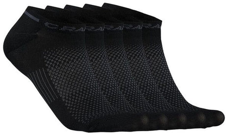 Craft active shaftless sock 5-pack unisex sportsokken - zwart 43-45