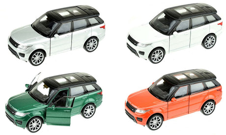 Welly metalen land rover evoque wit 12 cm - 1 stuk