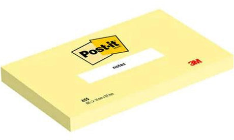 Post-it notes post-it - | 100 vel | ft 76 x 127 mm | geel | pak van 12 blokken