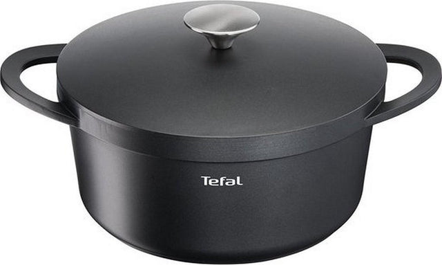 Tefal trattoria - braadpan - ø28 cm - inclusief deksel - gietijzer - geschikt voor inductie