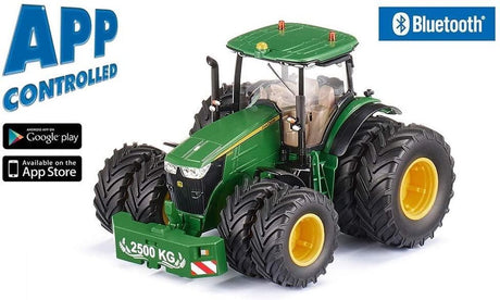 Siku control john deere 7290r met dubbele banden met bluetooth app control 1:32
