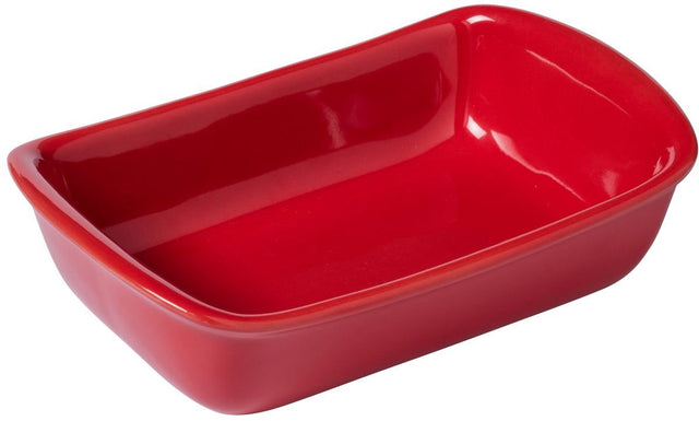 Pyrex - supreme ovenschaal rechthoek 2,4 liter - rood - keramiek