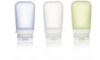 Human gear - gotoob+ 3-pack medium - reisflesje - flacon- lekvrij - lichtgewicht - 74ml - clear green blue