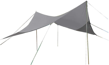 Bo-camp - tarp - travel ruit - 4-hoekig - 3x3 meter