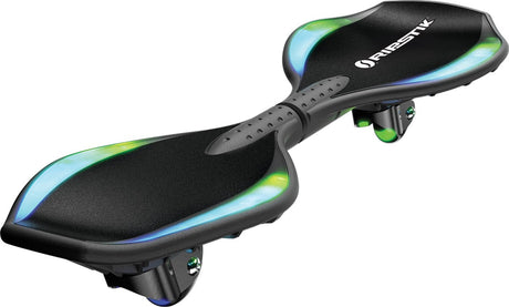 Razor ripstik ripster lightshow - waveboard - zwart multicolor - led verlichting - 360° caster wielen - voor kinderen - tot 79 kg - vanaf 8 jaar one size