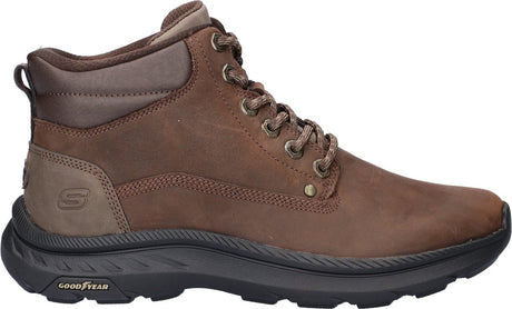 Skechers pollard - waylon heren instappers - donkerbruin