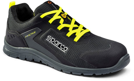 Sparco practice josef werkschoenen s1ps - grijs fluogroen - maat 47