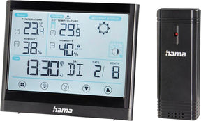 Hama weerstation full touch zwart