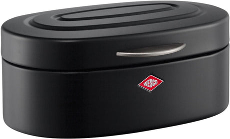 Wesco single elly broodtrommel | 8,5 liter | metaal - matzwart | broodbewaardoos