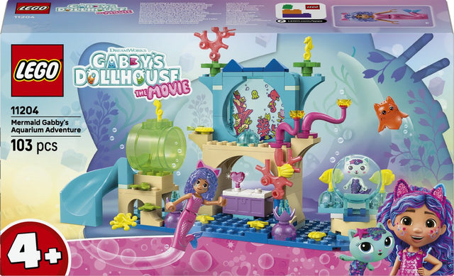 Lego ® gabby's poppenhuis zeemeermin gabby's aquariumavontuur - 11204