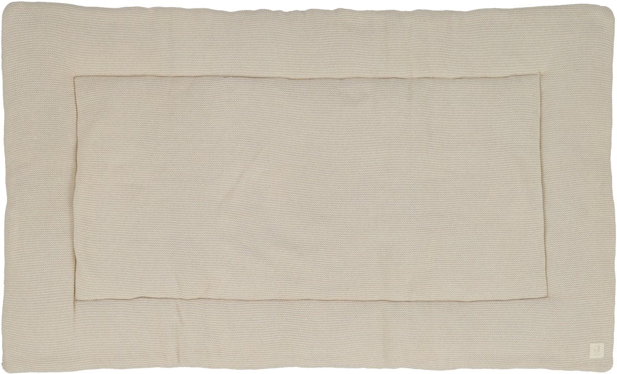 Jollein tweeling boxkleed - basic knit - 71 x 122 cm - oatmeal