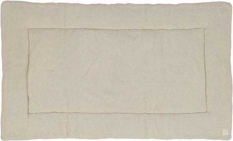 Jollein tweeling boxkleed - basic knit - 71 x 122 cm - oatmeal