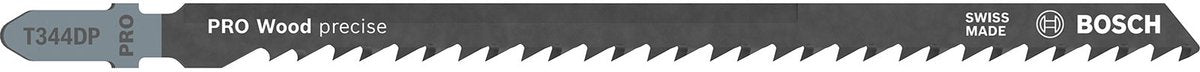 Bosch - decoupeerzaagblad t 344 dp precision for wood - 3 stuks